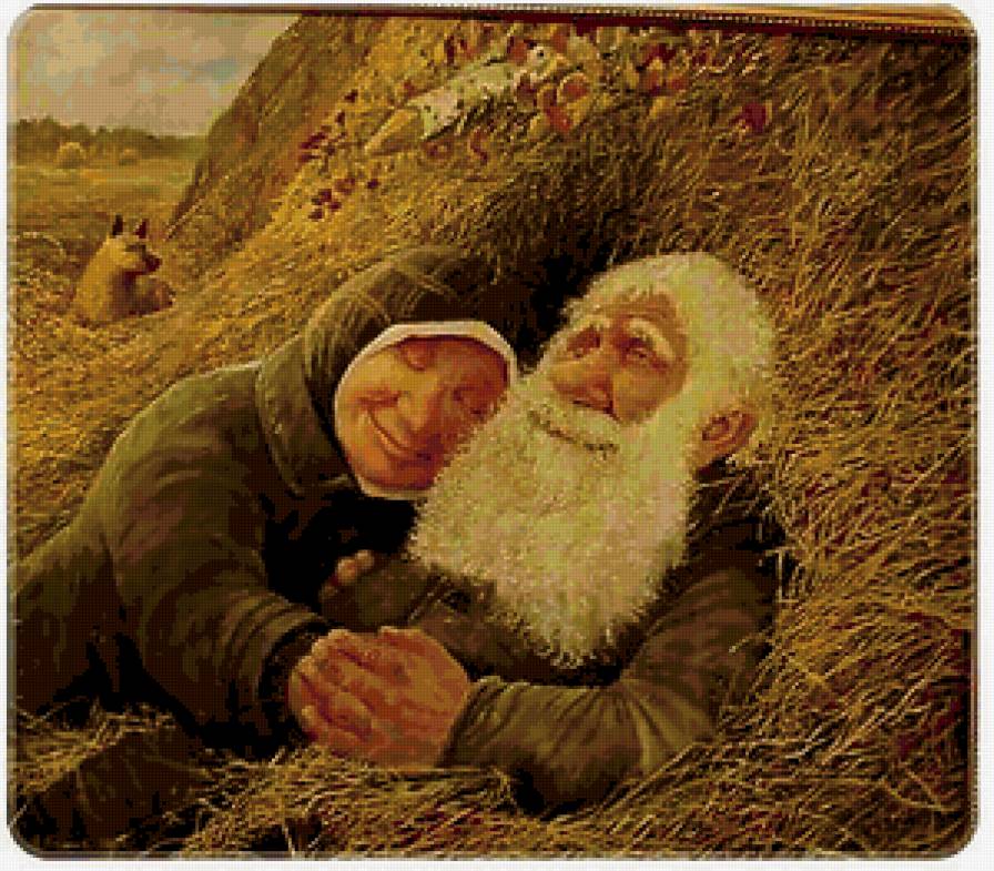 Любовь до старости.. - природа, дед, любовь..., баба - предпросмотр