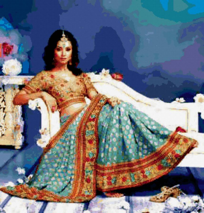 царица - красота, одиночество, любовь, девушка, картина - предпросмотр