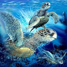 Схема вышивки «Черепахи»
