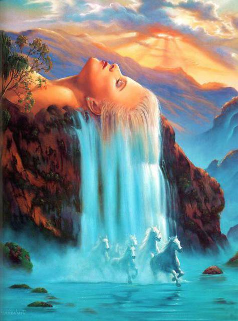 фея воды - девушка, фентези, эльфы, феи, любовь - оригинал