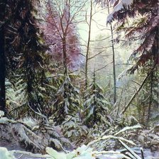 Схема вышивки «зима»