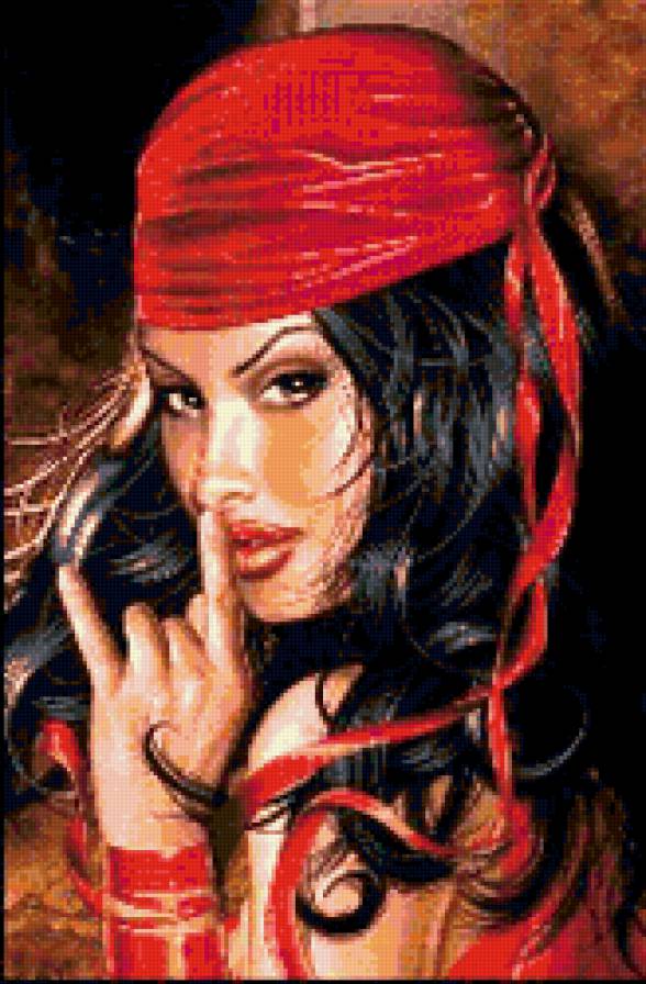 цыганка - картина, любовь, красота, девушка, , живопись - предпросмотр