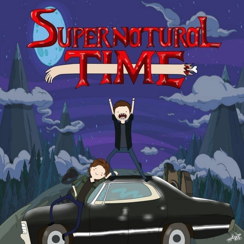 Supernatural Time - supernatural, дин винчестер, сэм винчестер, сверхъестественное - оригинал