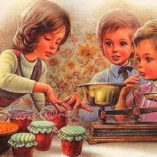 Схема вышивки «На кухне»