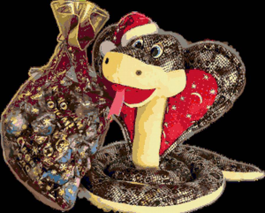 Змейка - символ года - предпросмотр