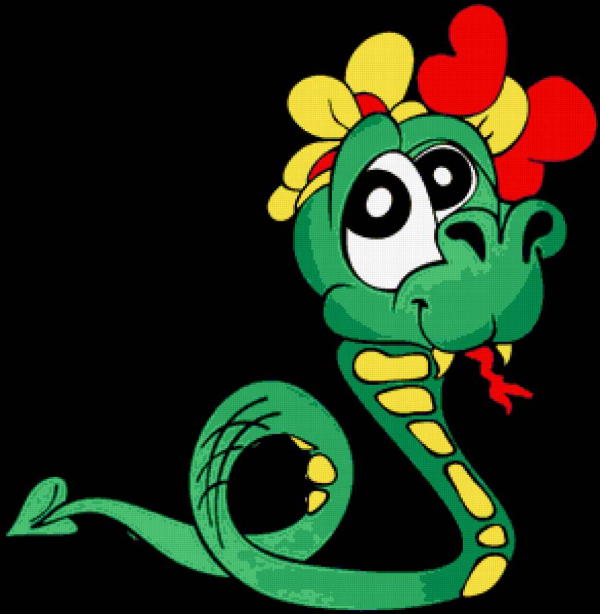 Змейка - символ года - предпросмотр