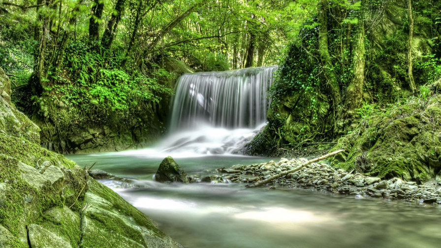 водопад - оригинал