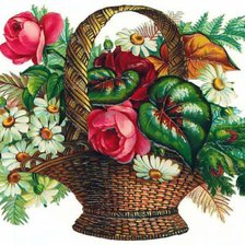 Оригинал схемы вышивки «цветы» (№187838)