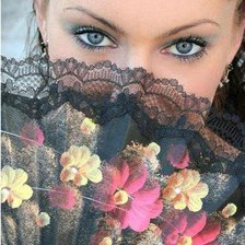 Схема вышивки «девушка»