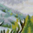 Предпросмотр схемы вышивки «горный пейзаж» (№188053)
