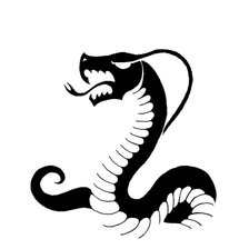 Оригинал схемы вышивки «змея» (№188124)