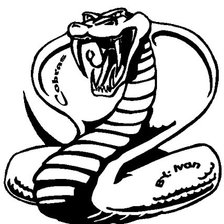 Оригинал схемы вышивки «кобра» (№188136)
