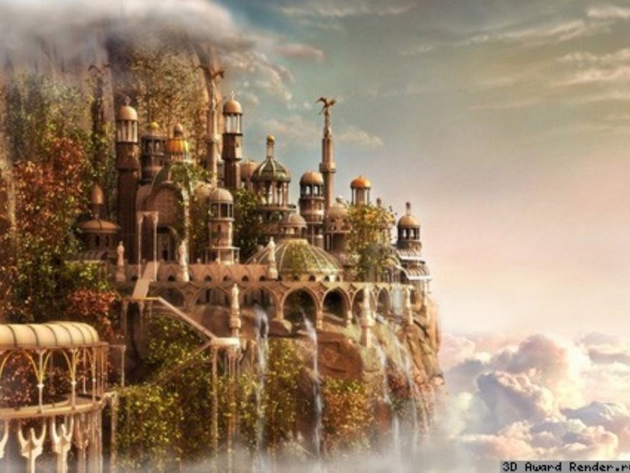 замок - замки, фентази - оригинал