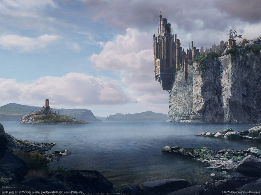 сказочный замок - замок - оригинал