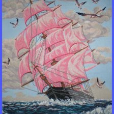 Схема вышивки «the ship»