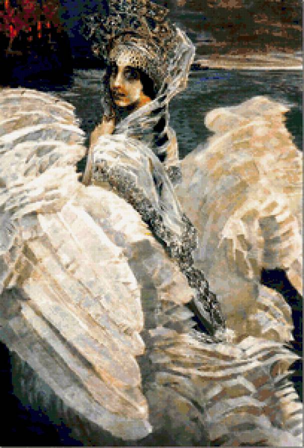 Царевна-лебедь - царевна, картины, девушка - предпросмотр