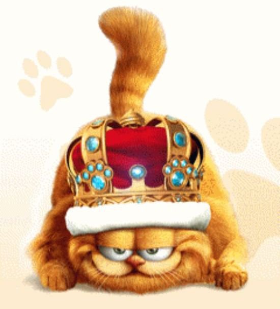 Гарфилд. - герой, мультфильм, персонаж, фильм, кот - оригинал