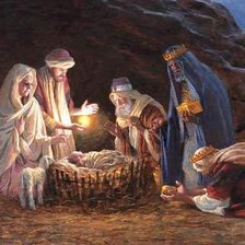 Оригинал схемы вышивки «рождество христово» (№189675)