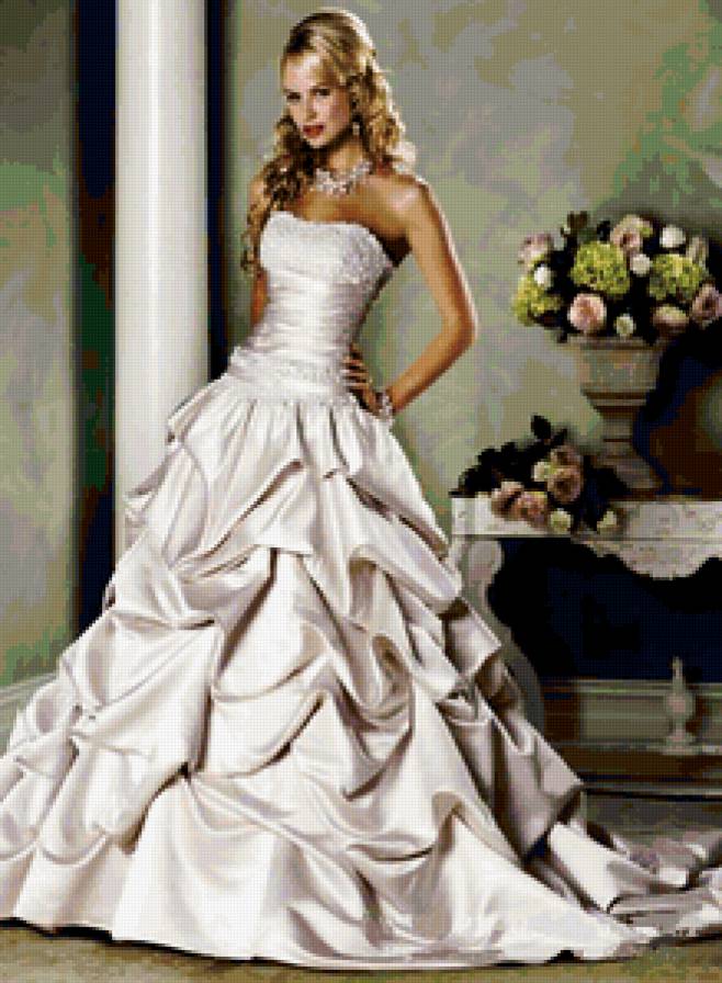 невеста - белое, свадьба, свадебное платье, девушка в свадебном - предпросмотр