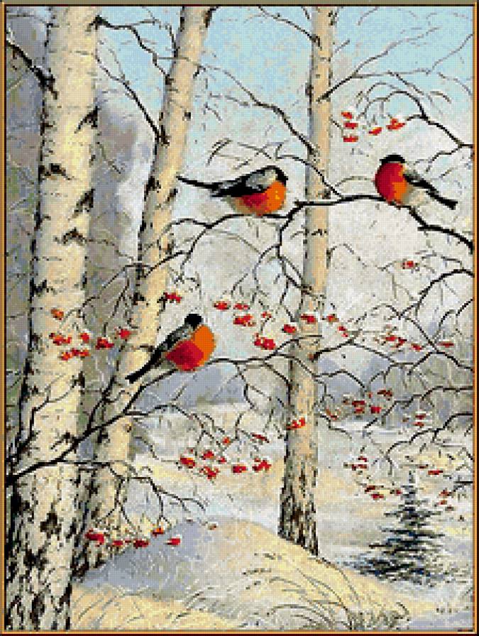 Зимняя сказка - времена года - предпросмотр