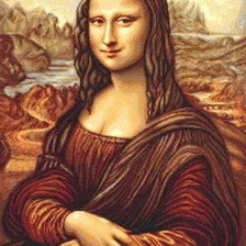 Схема вышивки «Mona Lisa»
