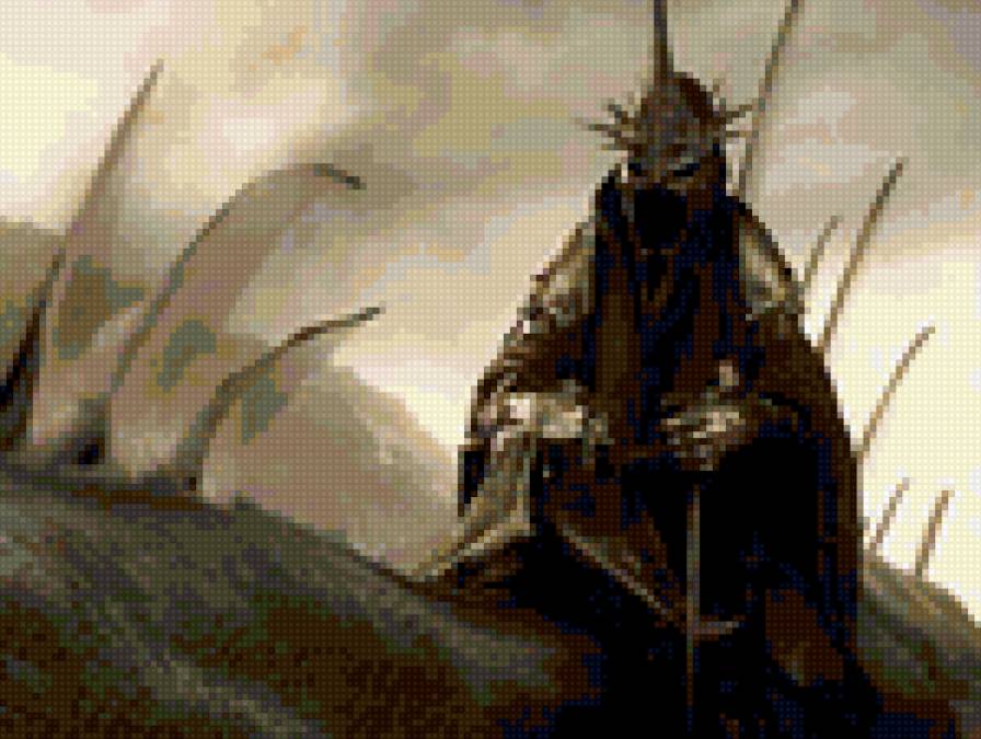 Король Колдун - фэнтези, король, призрак, хоббит, властелин колец - предпросмотр