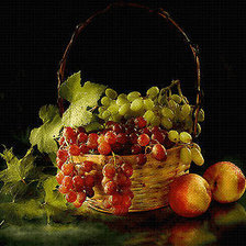 Схема вышивки «калина»