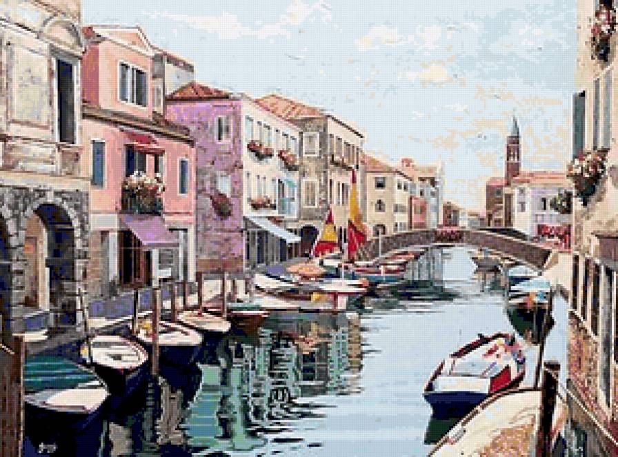 городской пейзаж. Венеция - венеция, городской пейзаж, италия - предпросмотр