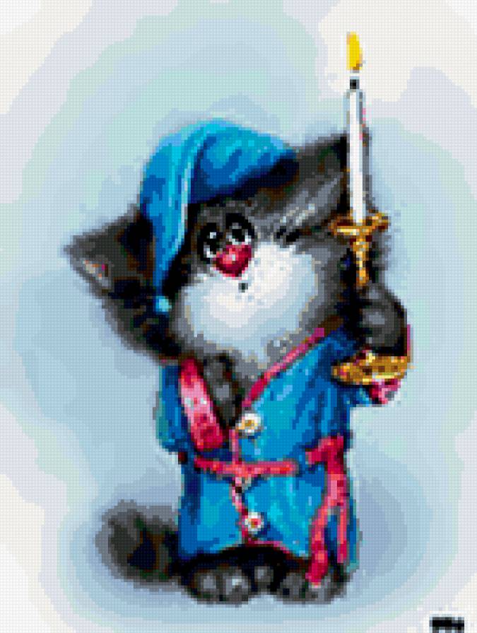 №190326 - кошки, картина, животные - предпросмотр