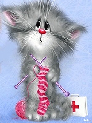 №190327 - картина, животные, кошки - оригинал