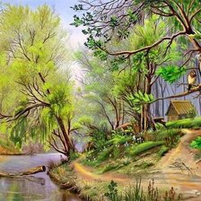 Схема вышивки «природа»