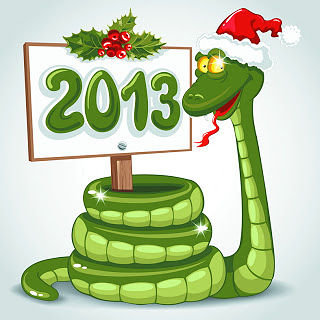 Змейка - новый год - оригинал