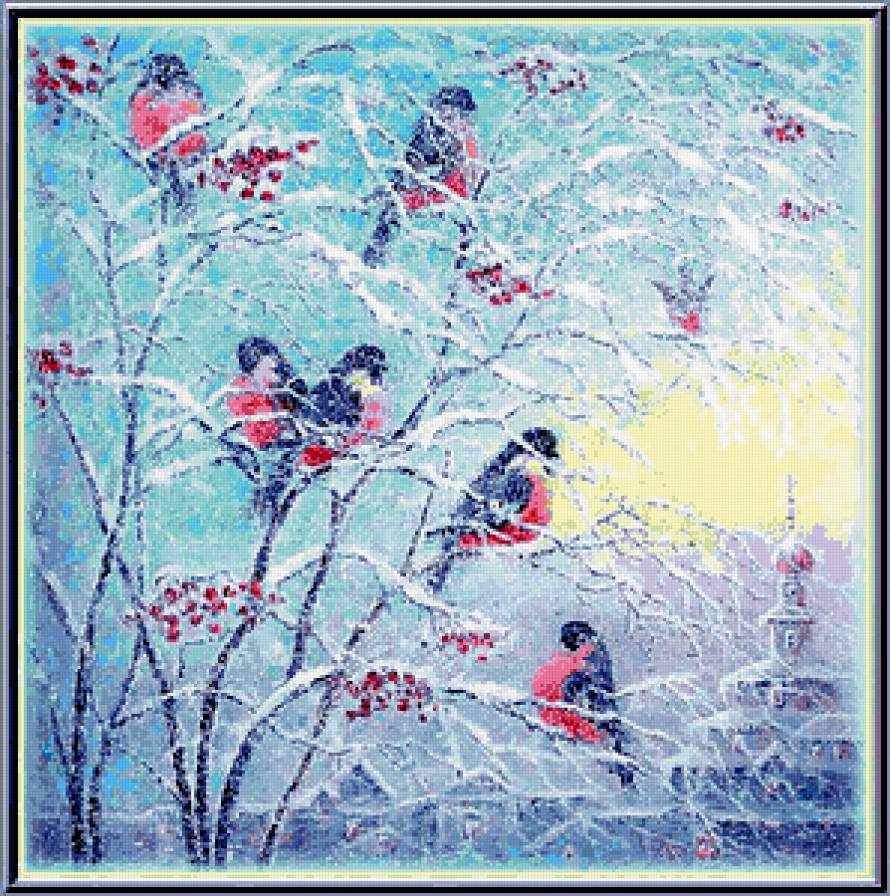 Зимняя сказка - времена года - предпросмотр