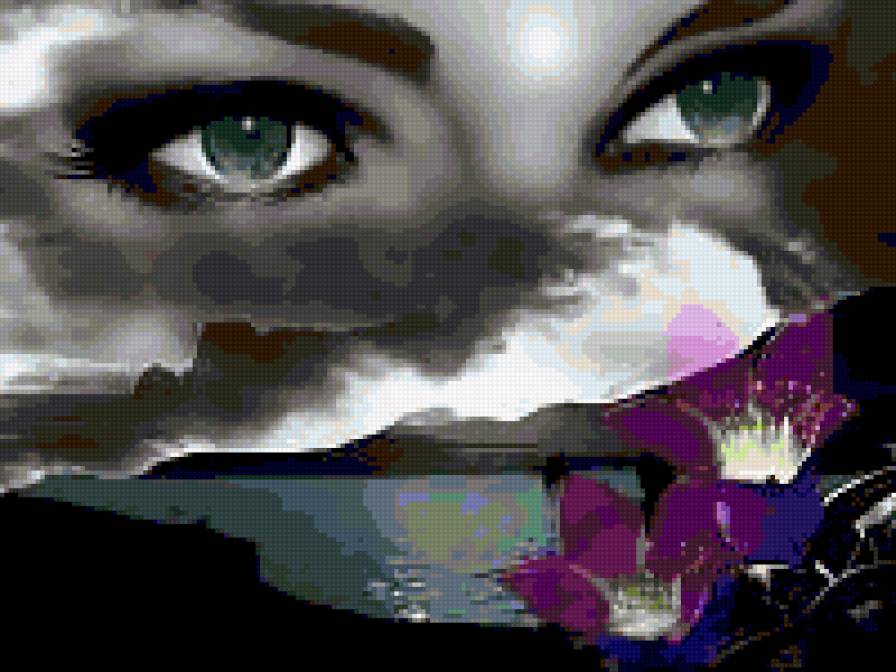 зелёные глаза - предпросмотр