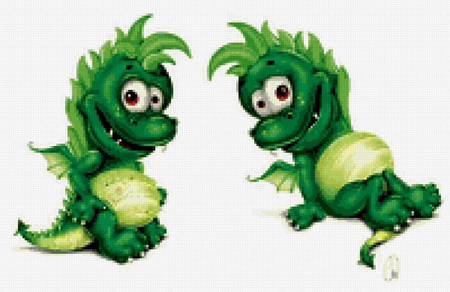 драконы - дракончики, мультяшки, детское - предпросмотр