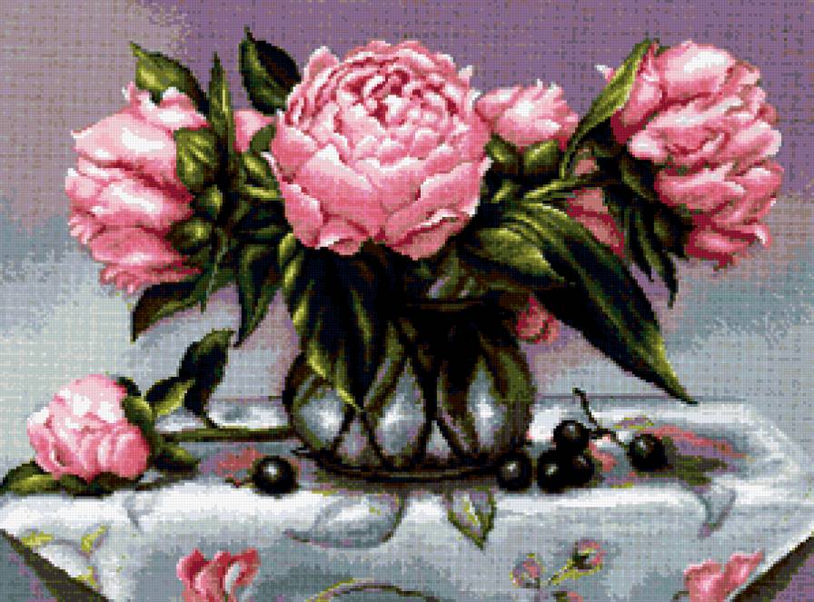 пионы - цветы, букет, пионы - предпросмотр