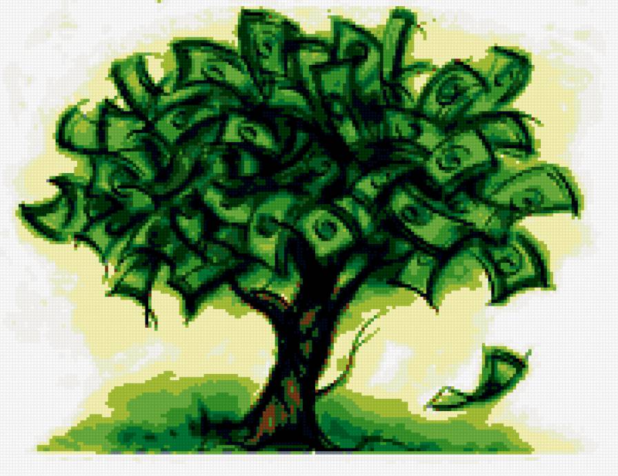 денежное дерево - дерево, фен-шуй - предпросмотр