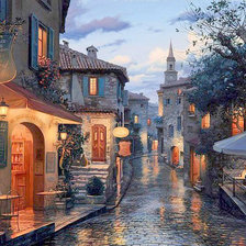 Схема вышивки «город»