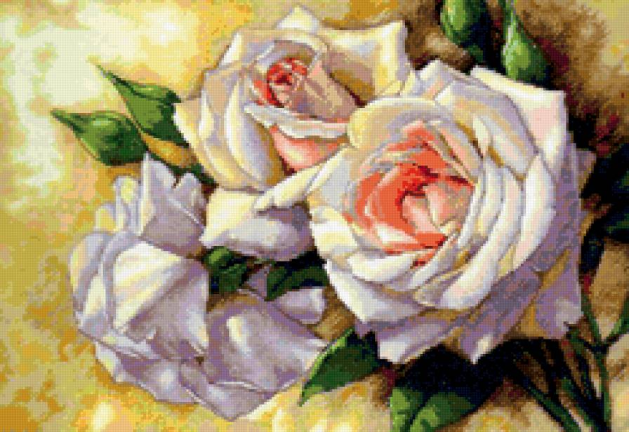 розы - , природа, натюрморт, романтика, букет, цветы - предпросмотр