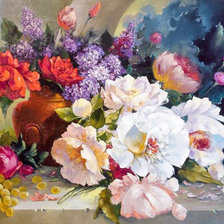 Схема вышивки «натюрморт»