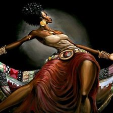 Схема вышивки «African Dancer»