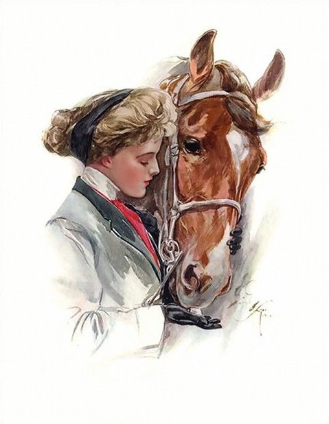 Женщина и лошадь - лошадь, женщина - оригинал