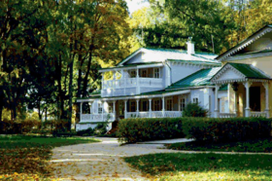 домик - дом, оень, домик, коттедж, особняк, лето, деревянный - предпросмотр