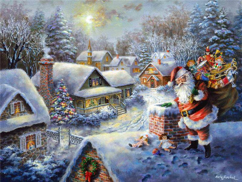 новый год - новый год, чудо, сказка, праздник, дед мороз, зима - оригинал