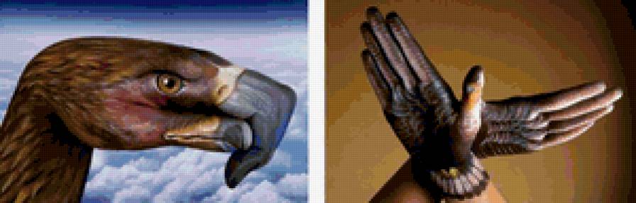 серия "стиль-полет орла" - руки, большие птицы, хищные, орлы, полет - предпросмотр