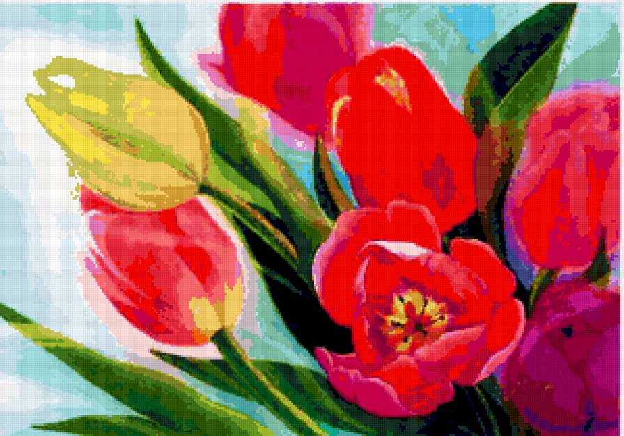 Тюльпаны - весенние цветы, весна, тюльпан, цветы, тюльпаны - предпросмотр