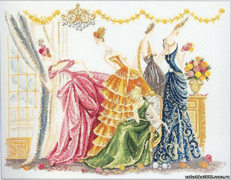 На балу - дамы, бал, праздник - оригинал