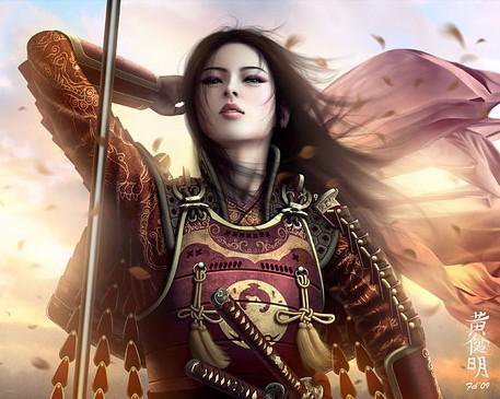 Воительница - фентази - оригинал