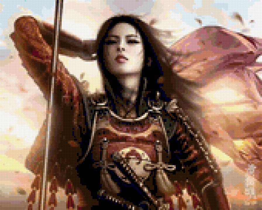 Воительница - фентази - предпросмотр