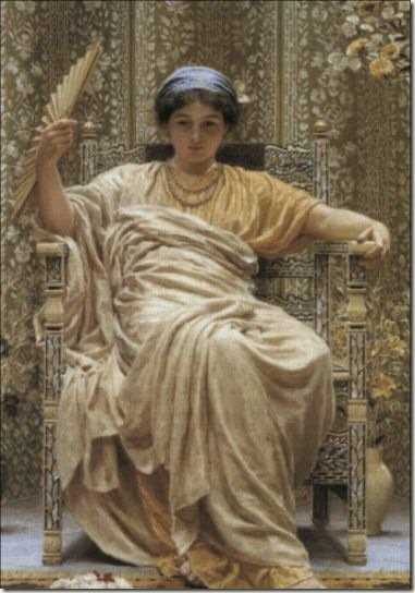 Дама с веером - трон, веер, дама - оригинал